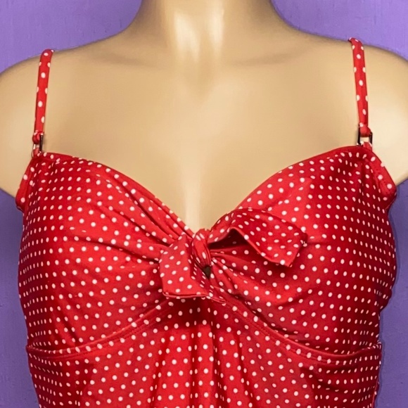 Christin Michaels Women's Tankini Top size XL - Picture 2 of 10